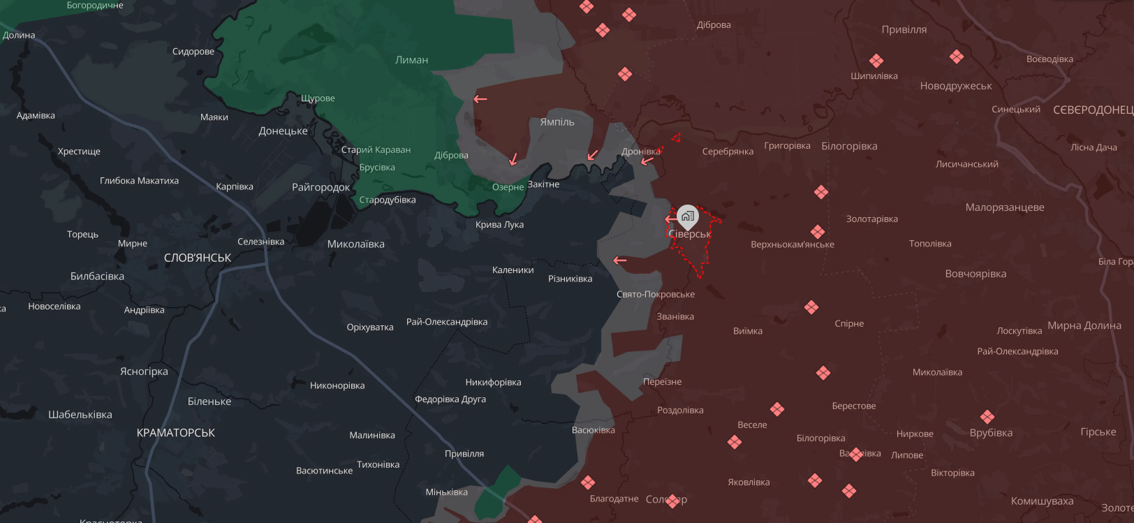 Українські воїни відійшли з Сіверська, - Генштаб